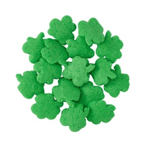 Green Shamrock Confetti Quins, St. Patrick&#39;s Day Sprinkles,  Cake Decorating, Cupcake Decorating, Sprinkle Mix, Baking, Green
