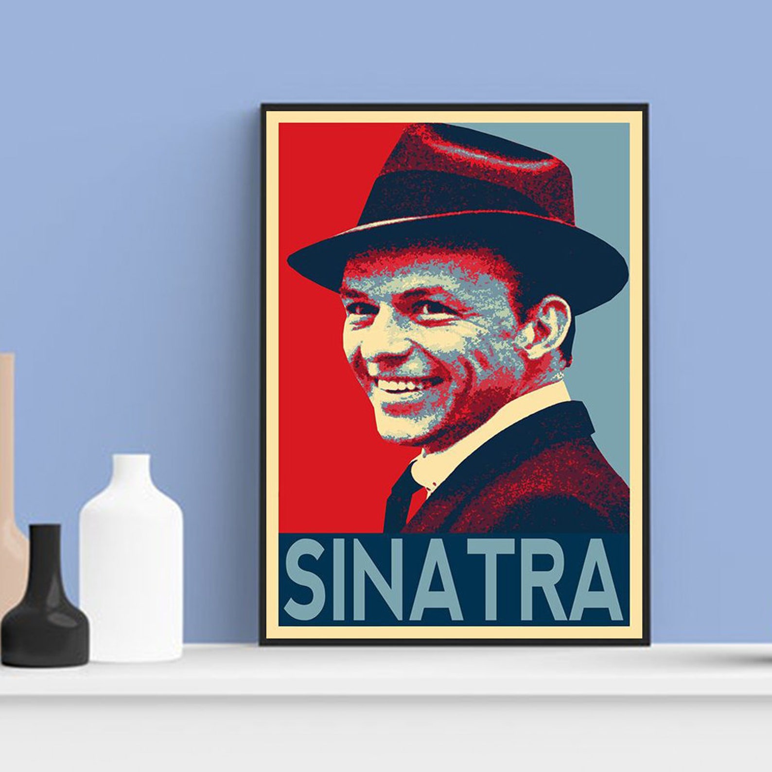 Frank Sinatra Pop Art Poster Wall Art Home Decor No Frame | Etsy