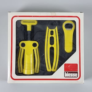 New In Box 1980s Vintage BIESSE Bar Set &#39;Personal&#39; By Pino Spagnolo.