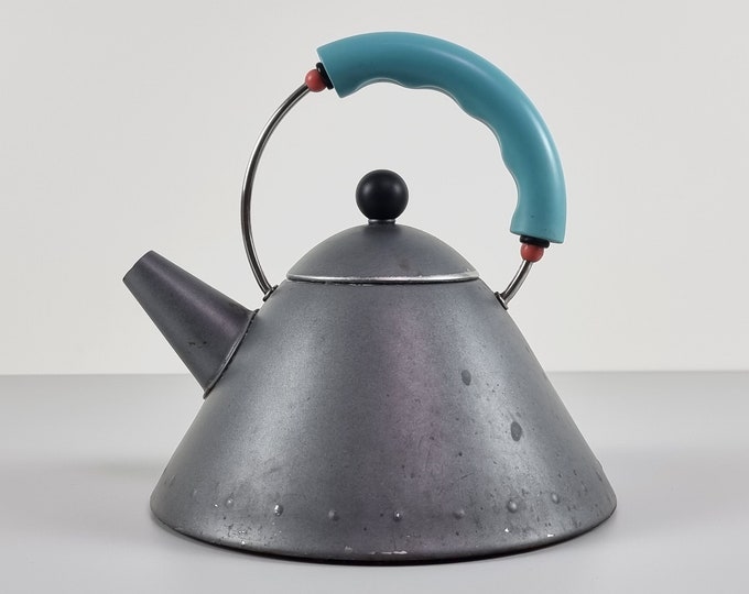 Postmodern Design Vintage ALESSI Whistling Bird Tea Kettle Etsy