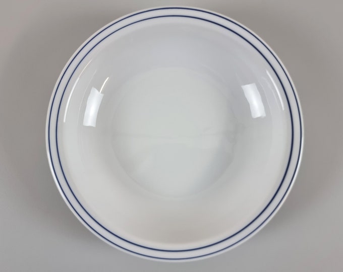 Space Age Design - Set Of 5 Vintage WINTERLING Ceramic Dishes - Retro Striped Ceramic Plates Set - Germany, 1970s.