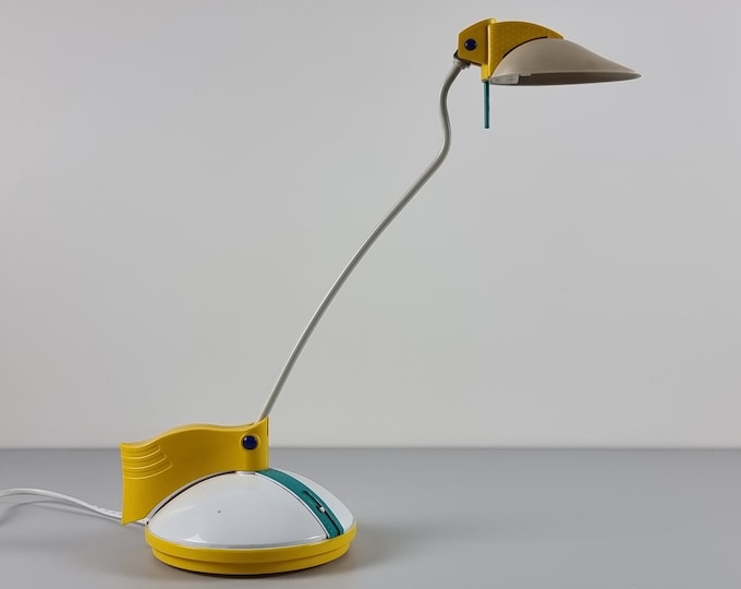 Postmodern Design - Vintage BRILLIANT LEUCHTEN G12848 Table Lamp - Retro Memphis Design Desk Lamp - W. Germany, 1980s.