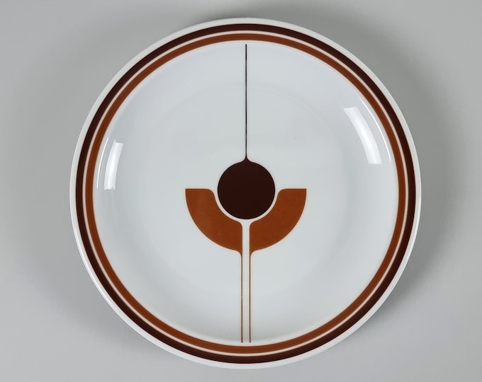 Space Age Design - Vintage MOSA MAASTRICHT Ceramic Serving Plate - Retro Chic Ceramic Dishes - Holland, 1970s.