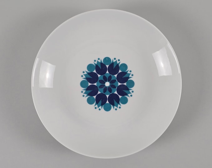 Space Age Design - Set Of 5 Vintage THOMAS Ceramic Plates - Vintage Tableware & Home Decor - W. Germany, 1970s.