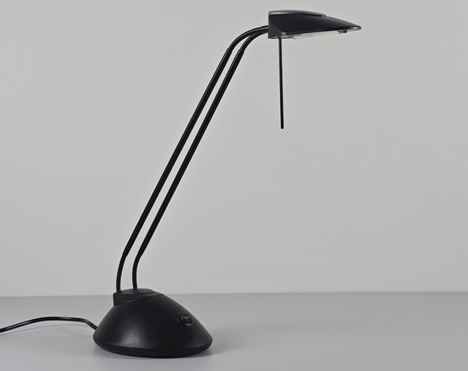 Postmodern Design - Vintage BRILLIANT LEUCHTEN Black Plastic Desk Lamp - Vintage Table Lamp - Germany, 2003.