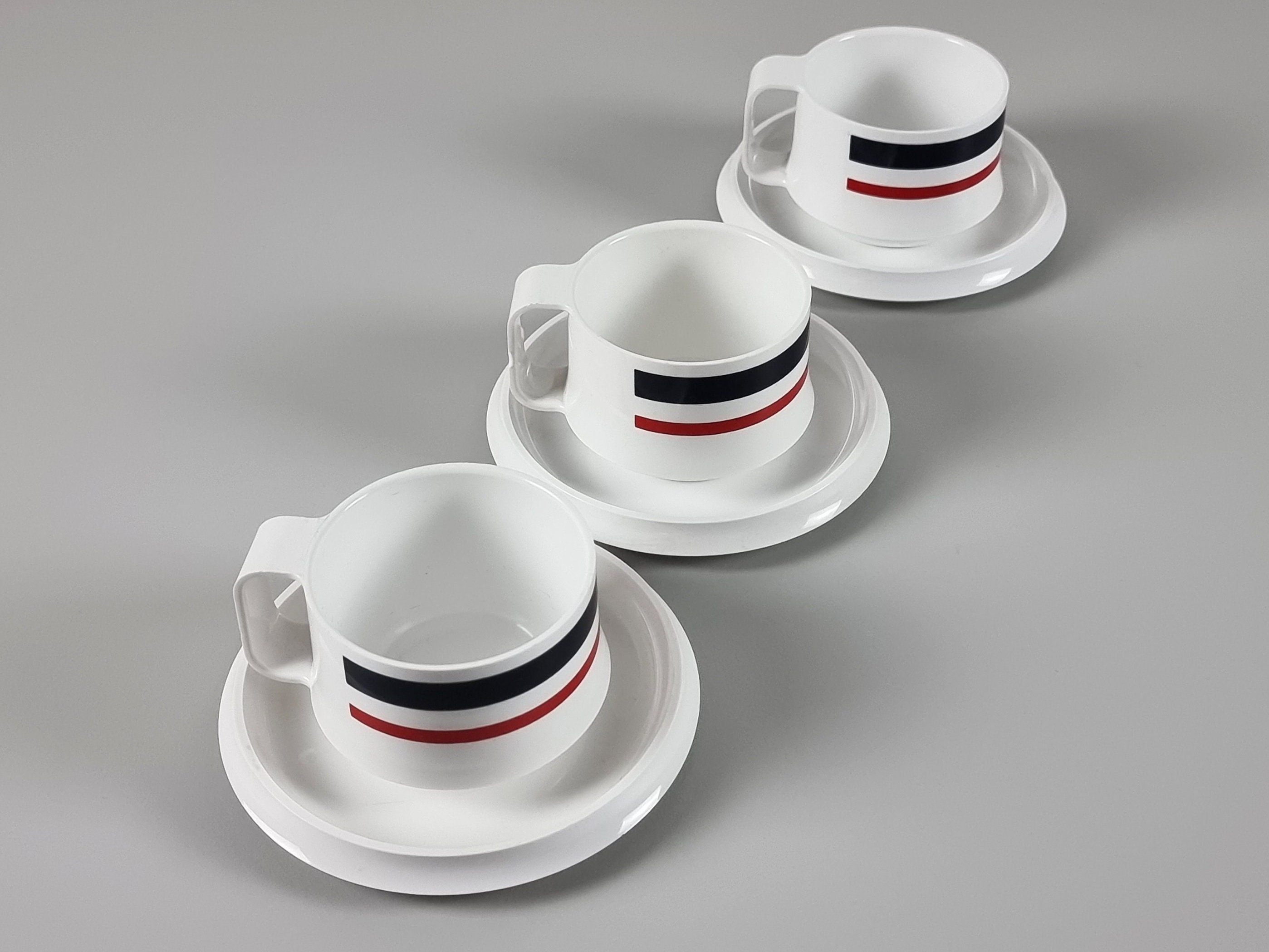 Set of 6 Coffee Cups Guzzini Sugar Bowl Love Heart Series Saucers Teaspoons  New -  Australia