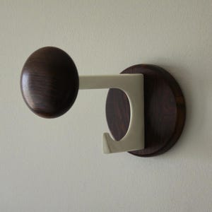 1970s Vintage SCHONBUCH Coat Rack, Wall Double Hook • Mid-Century Modern Home Accessories.