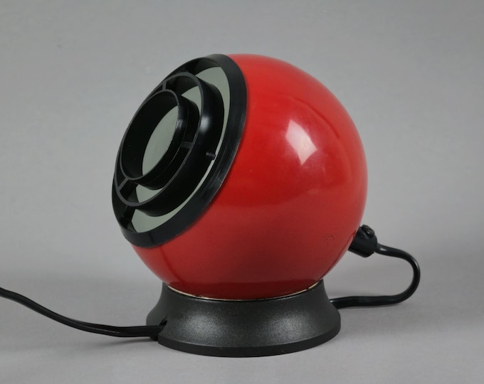 Vintage 1970s NORLETT Magnetic Eyeball Table Lamp From Sweden.