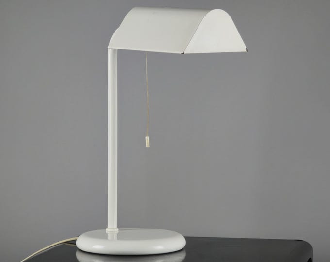 Vintage 1980s Industrial Utilitarian Desk Light By Massive Lighting.
