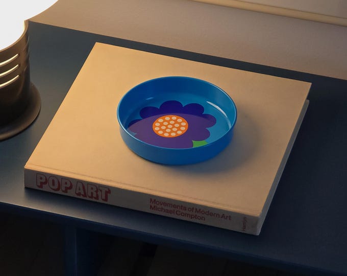 Vintage Set Of 4 Laurids Lønborg Trays By Al & Lena Eklund | Flower Power.