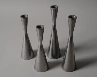 Vintage '98 IKEA 'Gata' Candle Holders by Erika Pekkari, Set of Four, Scandinavian Postmodern.