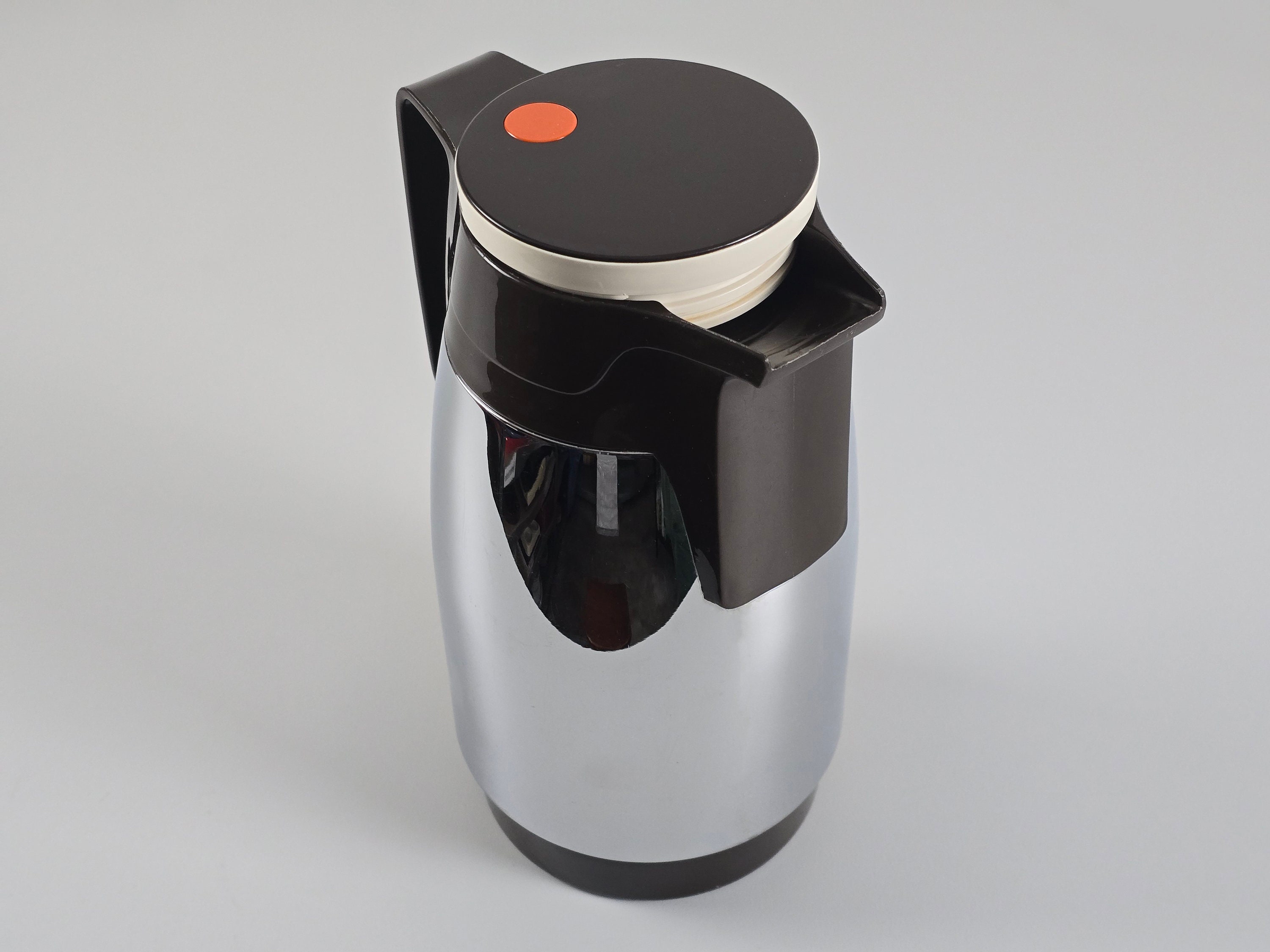 壺　H約39.0cm Space Age Design - Vintage DR. ZIMMERMANN #950 Silver Plastic