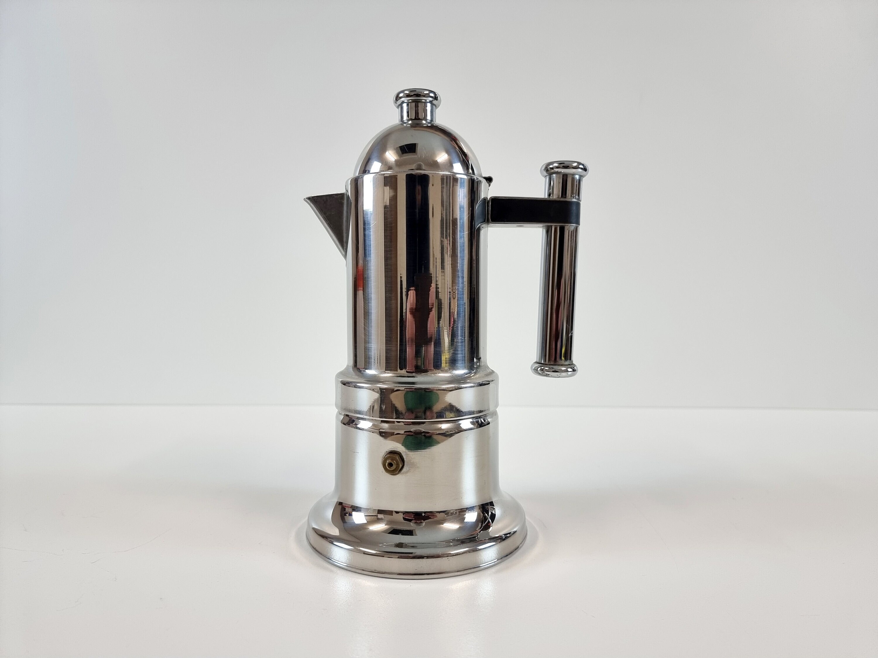 Vintage VEV VIGANO Kontessa Coffee maker Espresso Maker Moka Pot Italy, 1980s.