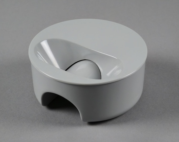 New In Box 1970s Space Age Design Gustavsberg 'Ball' Ashtray By Gunnar Larsson.
