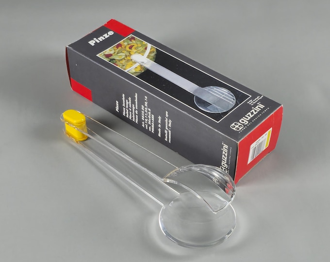 New In Box 1990s Vintage GUZZINI Pinze Spaghetti Tongs, Designed By Dario Tanfoglio, Thema Progetti.