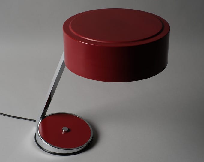 Mid-Century Modern Vintage Desk Lamp, 1960s MCM  Architect Table Lamp, West Germany.