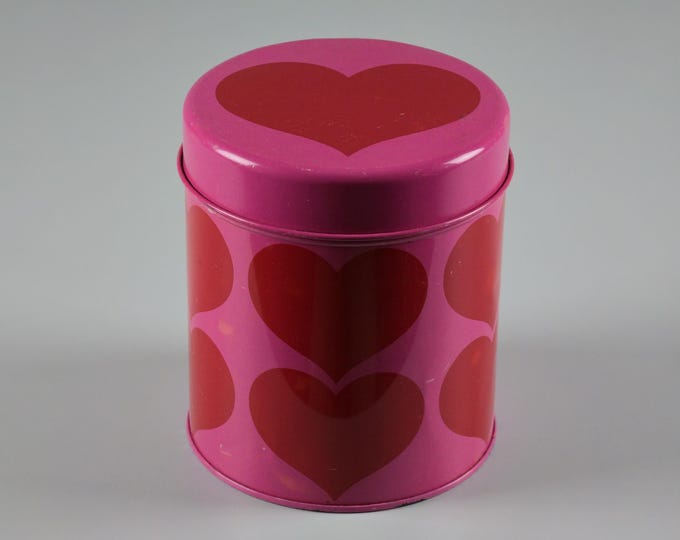 Rare Vintage 1970s LAURIDS LØNBORG 'Heart / Love' Tina Jar By Lena And Al Eklund • Danish Space-Age Design Home Accessories.