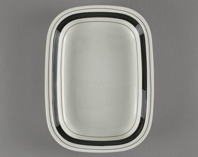 Vintage 1970s Arabia 'Faenza' Ceramic Oven Dish & Platter By Peter Winqvist.