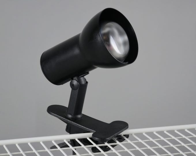 Vintage 1990s HEMA Clip-On Industrial Task Spot Light.