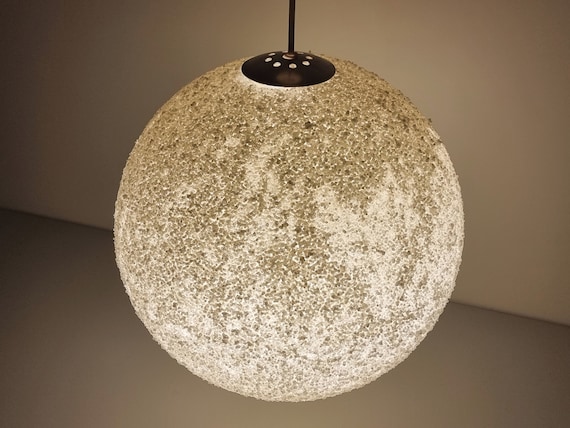 Mid Century Modern Vintage ME MARBACH LEUCHTEN Sugar Moon Globe