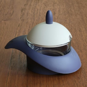 New In Box 1990s Vintage BIESSE Casa Preserve Jar, Sugar Bowl & Cheese Keeper By Pino Spagnolo.