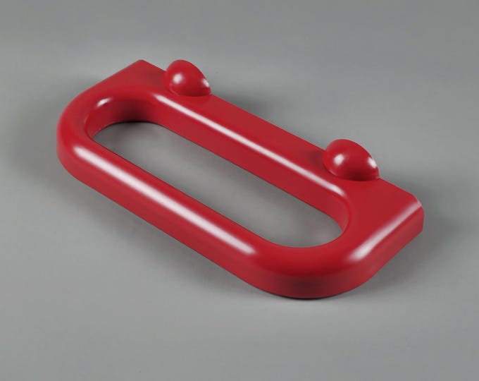 New In Box - 1970s Vintage Space- Age ALLIBERT Serie Europa Red Plastic Towel Ring - Vintage Bathroom Accessories - France.