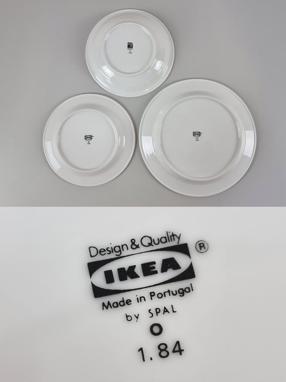 Contemporary Design Vintage IKEA Serving Plates Made By SPAL ...