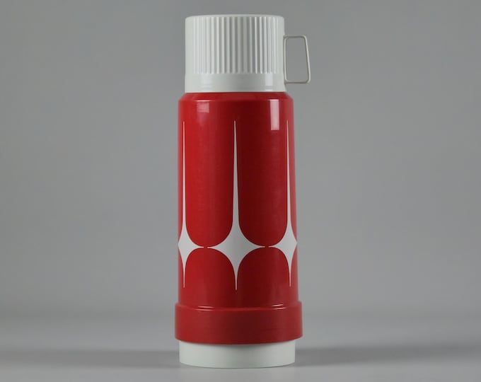 Space Age Design 1970s Rotpunkt Durotherm Vacuum Flask, Thermal Carafe.