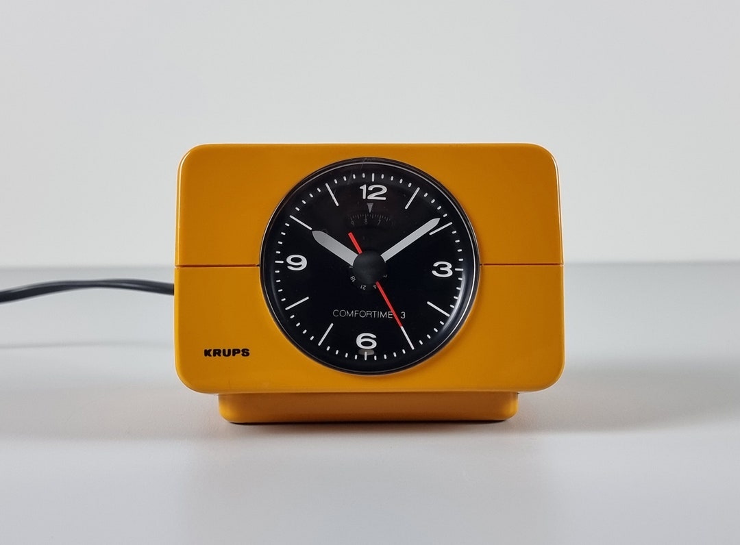 Space Age Design Vintage KRUPS Comfortime 3 Orange Plastic Electric