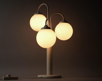 Elco Lite Waterfall Table Lamp, 1970s Dutch Space Age Design, Holland.