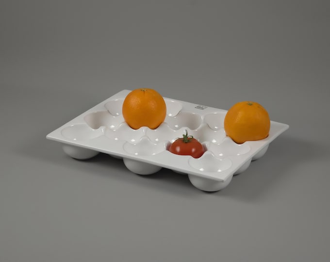 Vintage 1980s ASA Selection Mille Gusti Grande Ceramic Serving Platter By Yvonne Schubkegel.