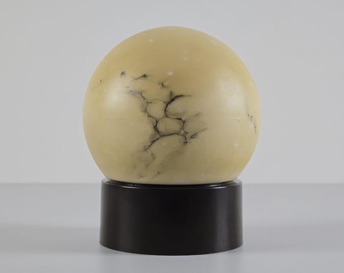 1970s Vintage PHILIPS Globe Light Fixture With Glass Shade And Bakelite Base — Vintage Dutch Ball Light.