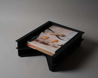 Helit Foster Series Desk Trays, Set of Two by Norman Foster, 1999 Minimalist Design.