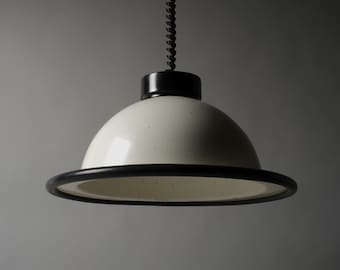 Martinelli Luce Model 1831 Pendant Lamp by Elio Martinelli, 1962 Italian Mid Century Modern.