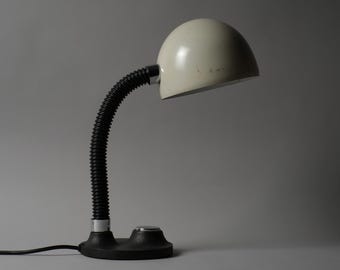 Hillebrand Model 7403 Gooseneck Desk Lamp by Heinz Stahl, 1970s MCM Design, West Germany.