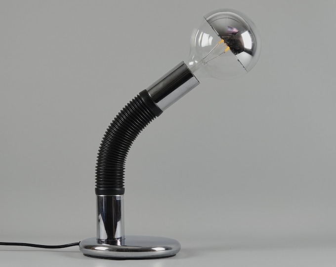 Vintage 1970s Targetti Sankey Elbow Desk Lamp By E. Bellini.