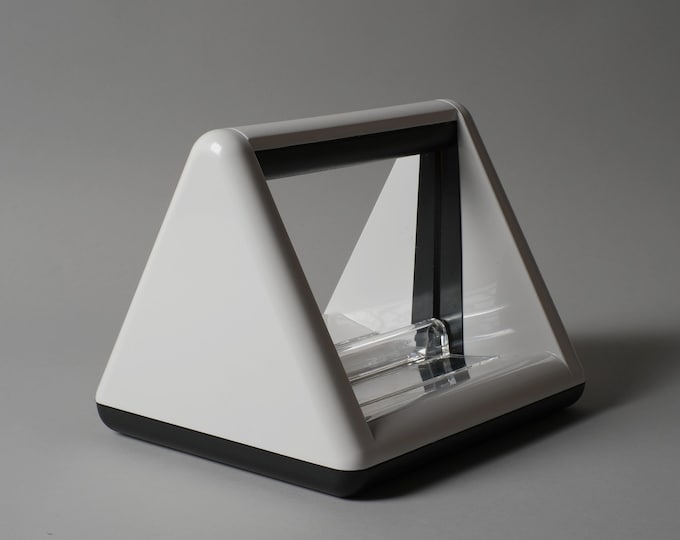 Vintage Biesse Napkin Holder by Pino Spagnolo, Postmodern Design, New In Box, Italy, 1980s.