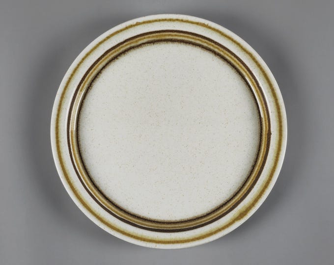 Vintage 1970s Set Of 6 Brendan Erin Stone Glazed Stoneware Dinner Plates.