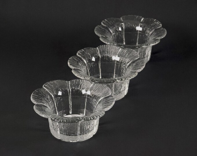 Vintage Candle Holders Set 'Terälehti (Petal)' By Pertti Kallioinen For Mäntsälän.