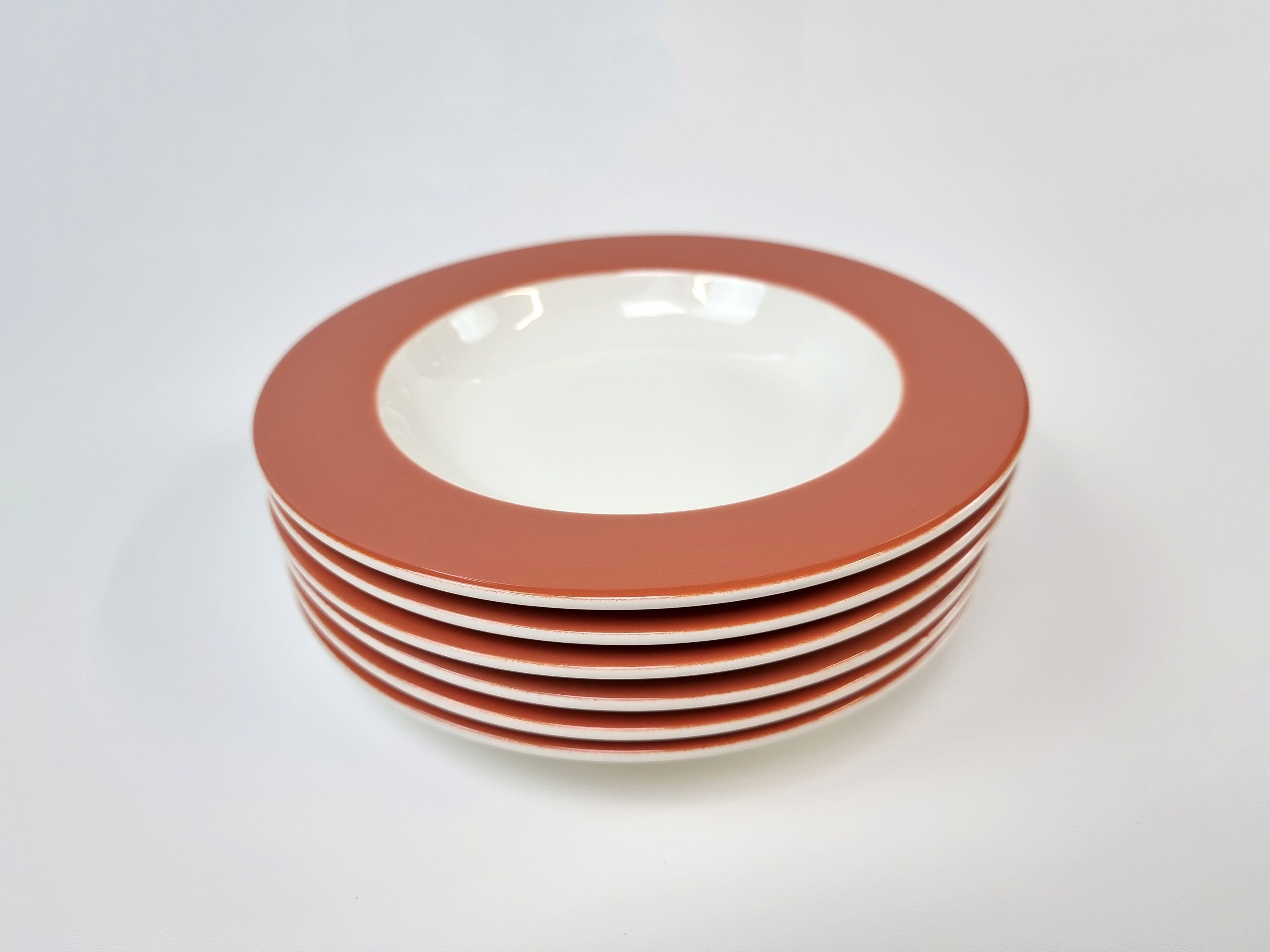 Vintage Set Of 6 Serving Dishes Pagnossin Ironstone Plates Set