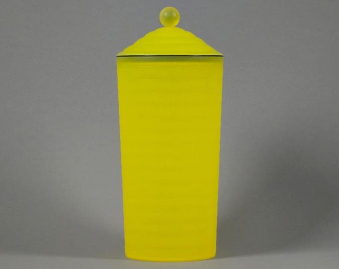 Vintage 1980s Mepal-Rosti Yellow Airtight Canister.