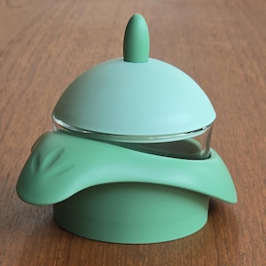 New In Box 1990s Vintage BIESSE Casa Preserve Jar, Sugar Bowl & Cheese Keeper By Pino Spagnolo.