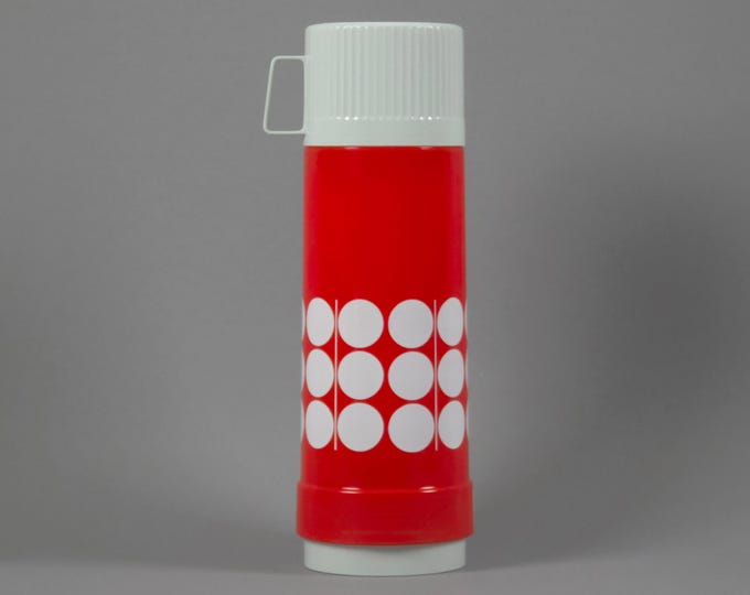 1970s New Old Stock Vintage Rotpunkt Vacuum Flask, Thermos, by Dr. Anso Zimmermann.