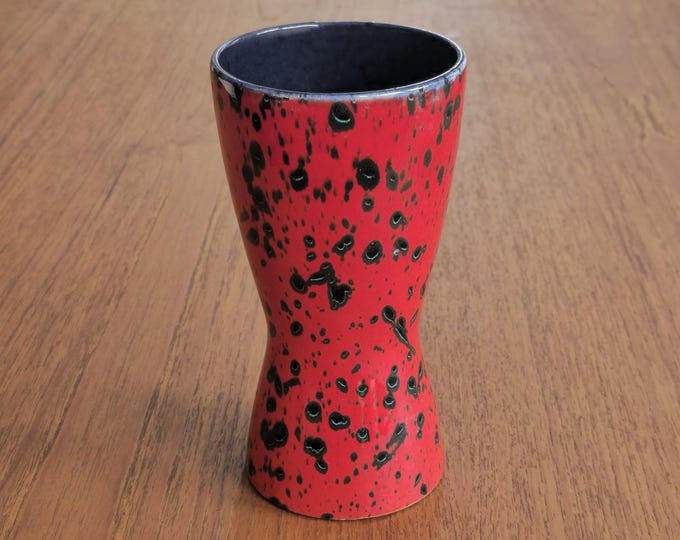 1970s Vintage SCHEURICH Handmade Fat Lava Ceramic Vase • West Germany Ceramics & Pottery.