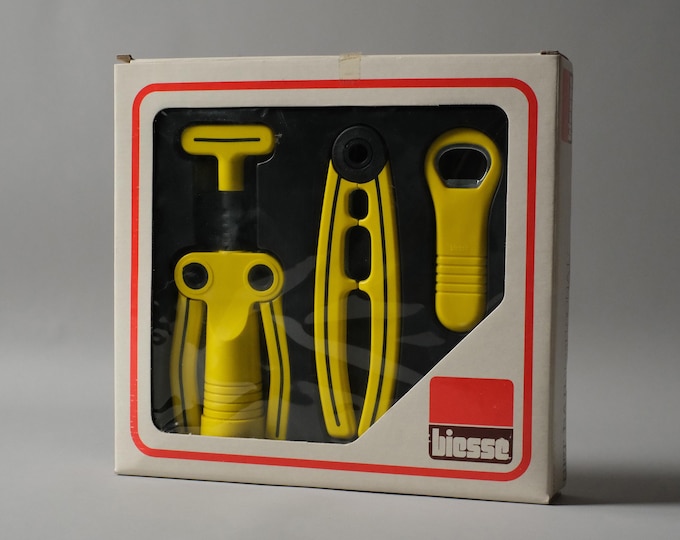 Biesse 'Personal' Bar Set by Pino Spagnolo, Unused NOS, Original Box, 1980s Italian Design.