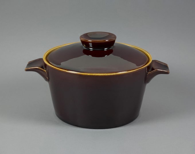 Vintage 1960s Royal Sphinx Maastricht Ovenware Lidded Dish • Dutch MCM Soupière.