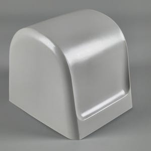Vintage Allibert Grey Plastic Toilet Paper Dispenser, 1970s Serie Europa, New In Box.