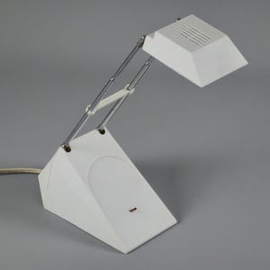 Vintage 1990s IKEA B9009 Adjustable Antenna Desk Lamp • Retro Telescopic Desk Light.