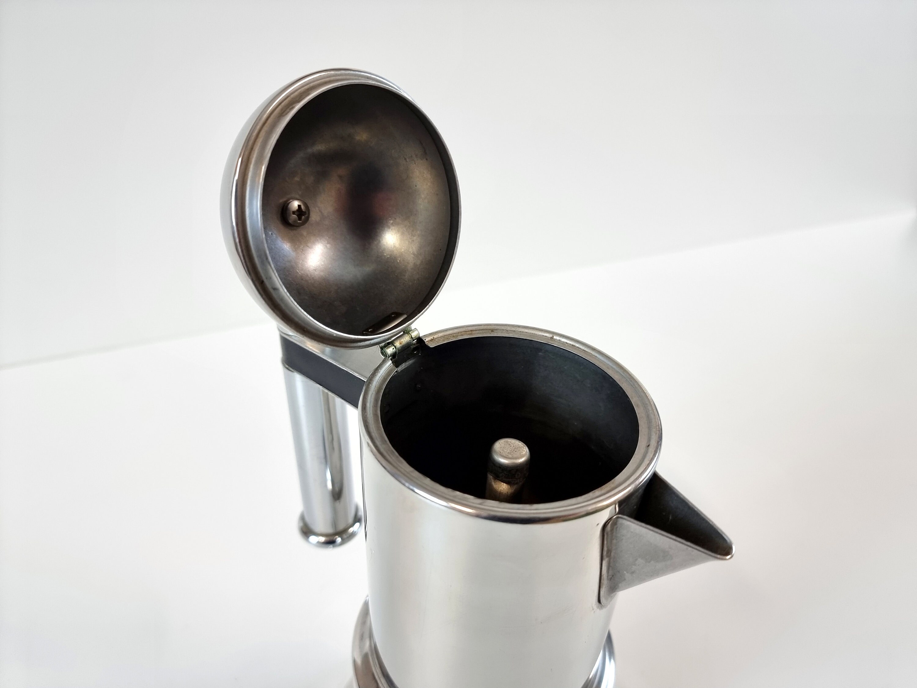 Vintage VEV VIGANO Kontessa Coffee maker Espresso Maker Moka Pot Italy, 1980s.