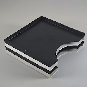 Set Of 4 Vintage 1970s TICO DBGM &#39;Audiograph&#39; Vinyl Record Holders, Storage Trays.